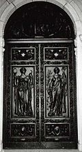 Bronze doors by Herbert Adams
